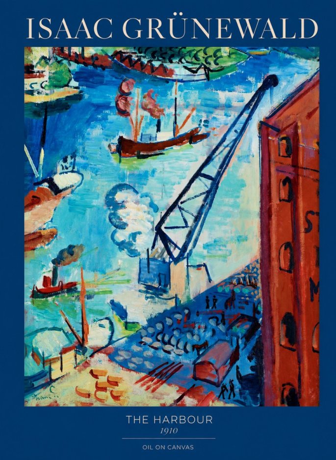 Isaac Grünewald The Harbour No1 - Poster