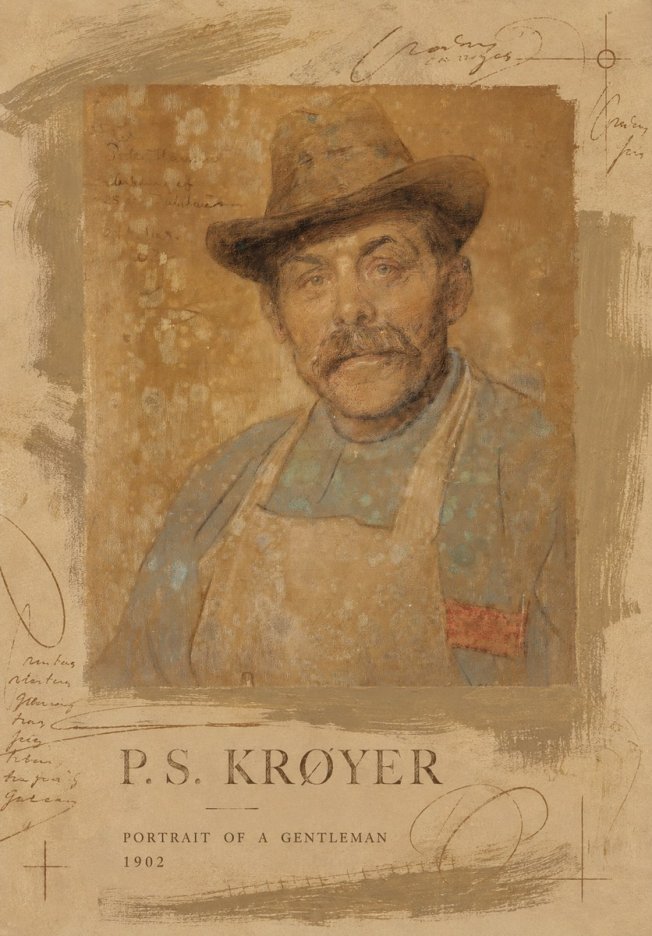 P.S. Krøyer Portrait of a Gentleman No5 - Poster