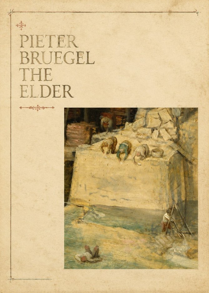 Pieter Bruegel Figures on the Embankment No4 - Poster