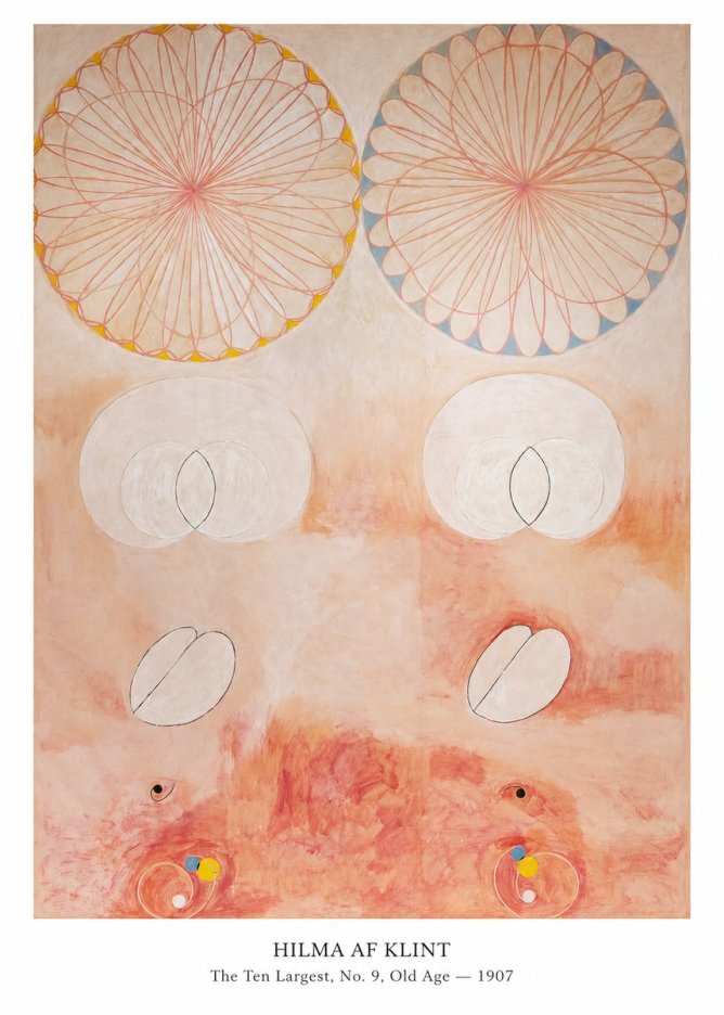 Hilma af Klint The Ten Largest, No. 9, Old Age – 1907 No5 - Poster