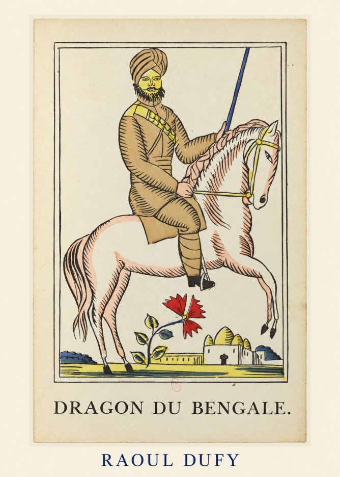 Raoul Dufy Dragon Du Bengale No3 - Poster