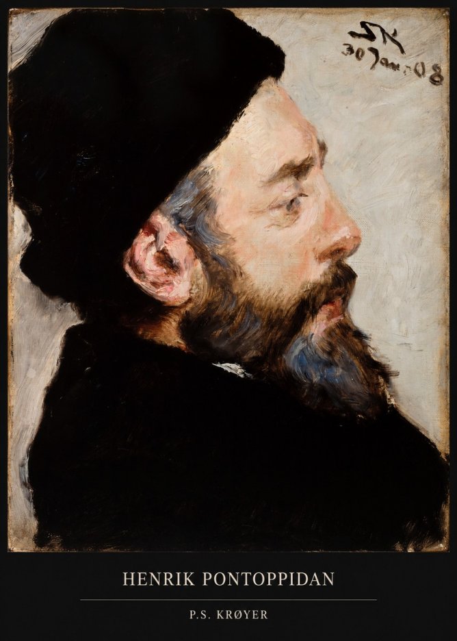 P.S. Krøyer Henrik Pontoppidan No5 - Poster