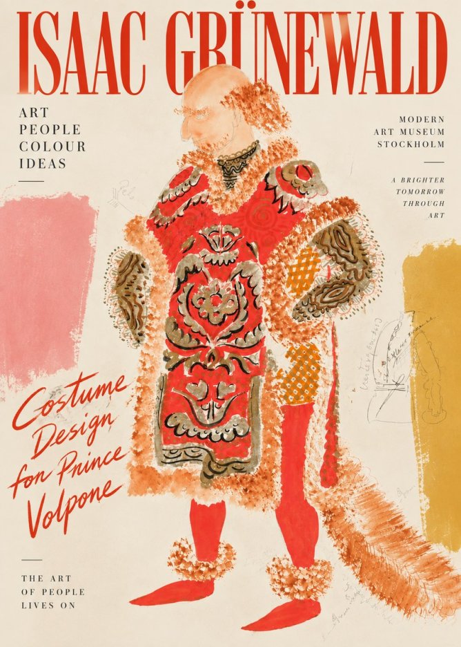 Isaac Grünewald Costume Design for a Theatre Production No4 - Poster
