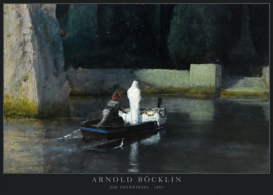 Arnold Böcklin Die Toteninsel IV No2 - Poster