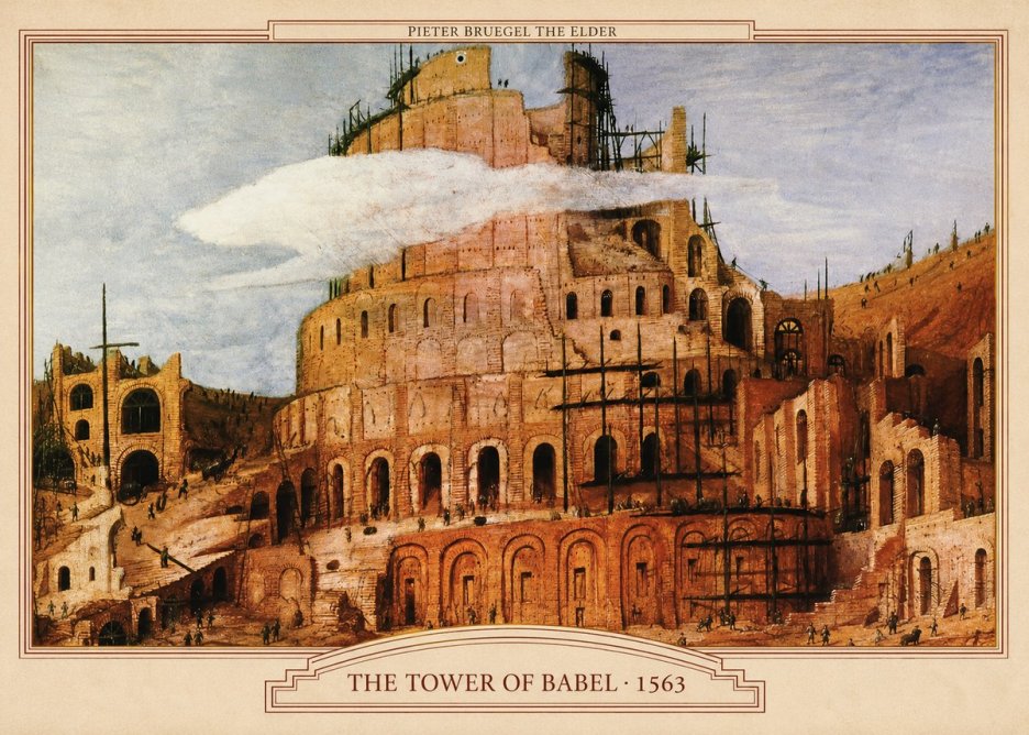 Pieter Bruegel The Tower of Babel XI No5 - Poster