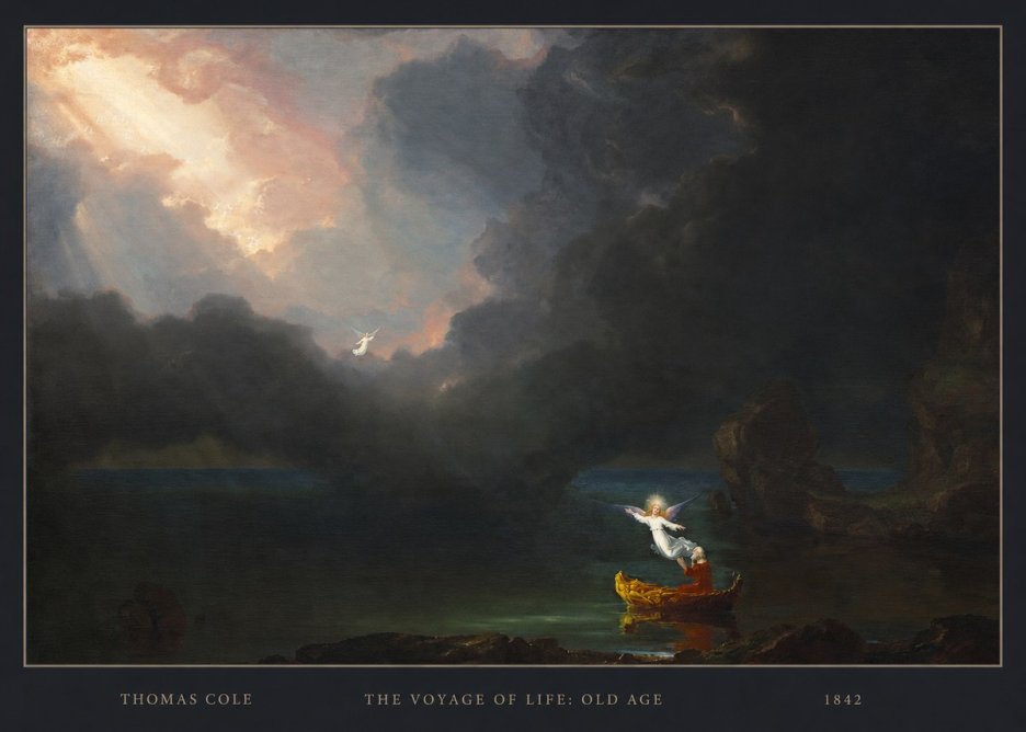 Thomas Cole The Voyage of Life: Old Age III No4 - Poster