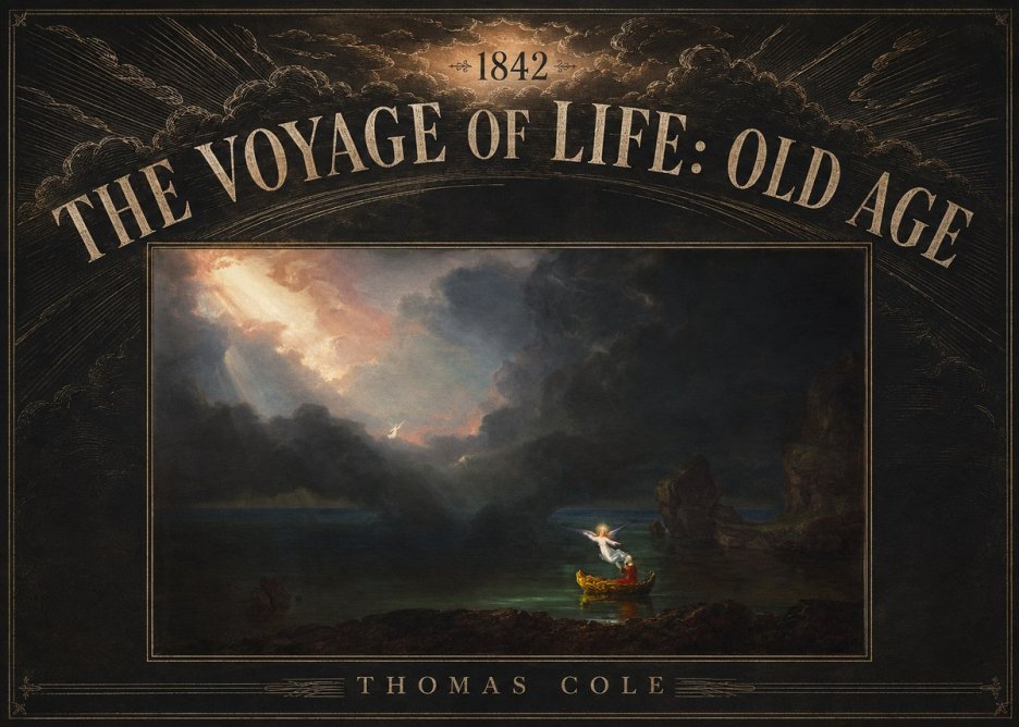 Thomas Cole The Voyage of Life: Old Age III No5 - Poster