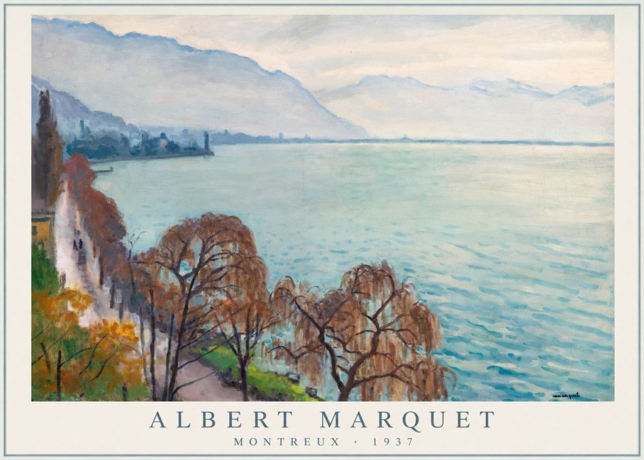 Albert Marquet Montreux No1 - Poster