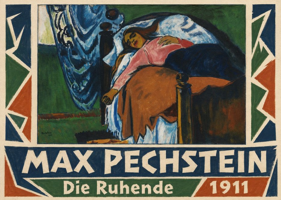 Max Pechstein Die Ruhende No1 - Poster
