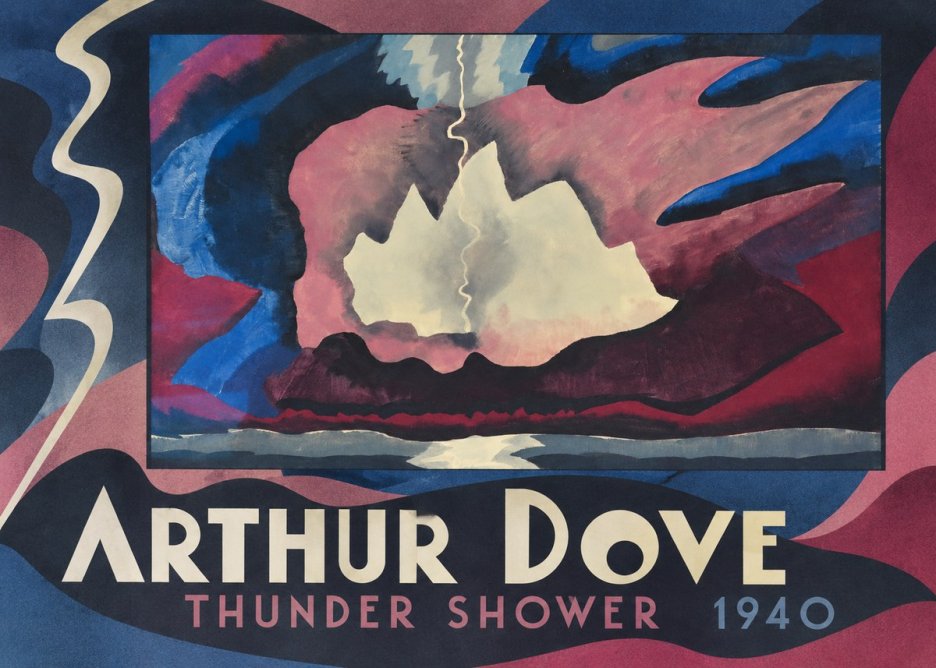 Arthur Dove Thunder Shower No2 - Poster