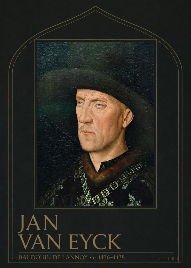 Jan van Eyck Baudouin De Lannoy No6 - Poster