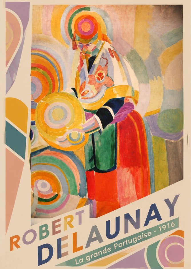 Robert Delaunay La Grande Portugaise II No2 - Poster