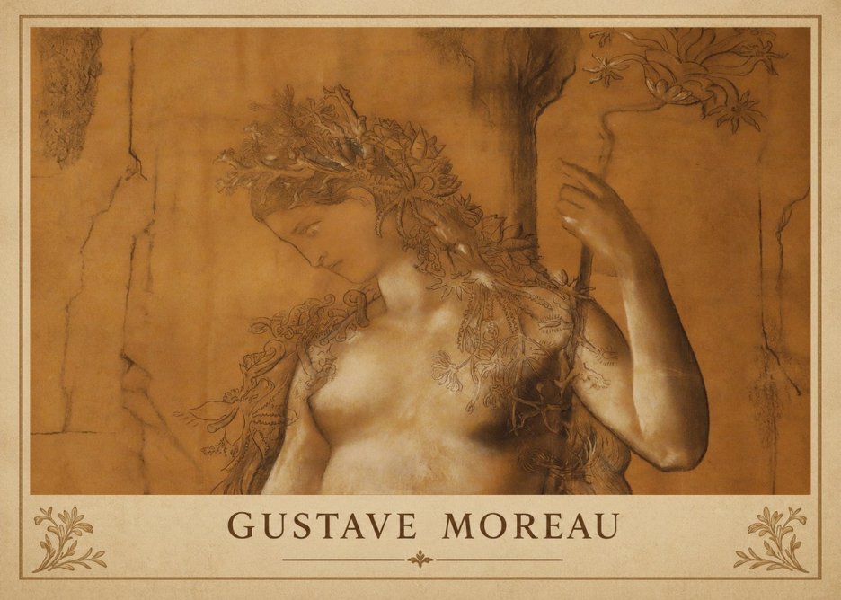 Gustave Moreau Daphne No2 - Poster