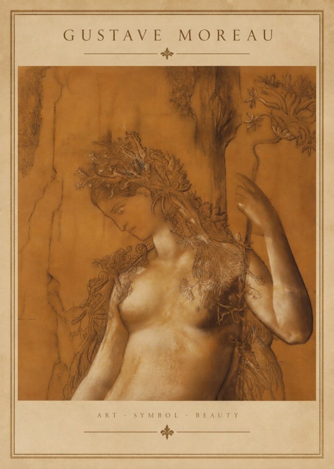 Gustave Moreau Daphne No4 - Poster