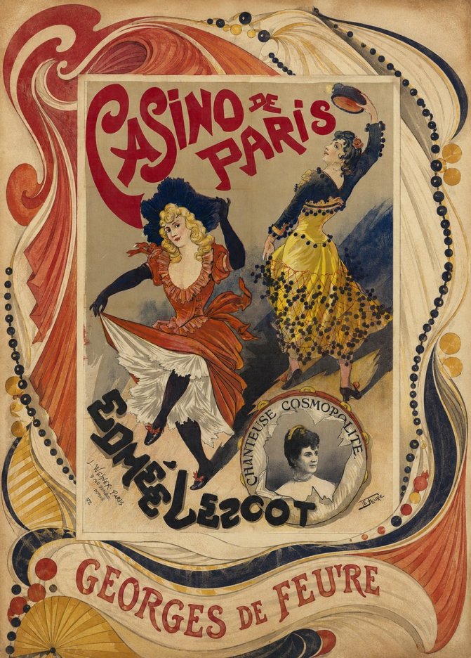 Georges de Feure Edmée Lescot No5 - Poster