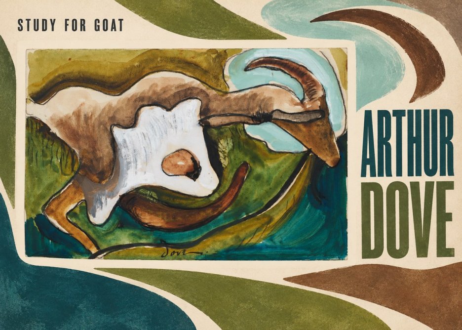 Arthur Dove Study for Goat No5 - Poster