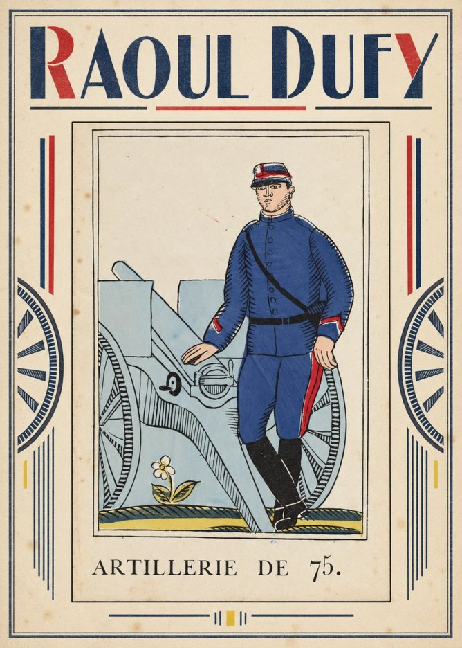 Raoul Dufy Artillerie De 75. No1 - Poster