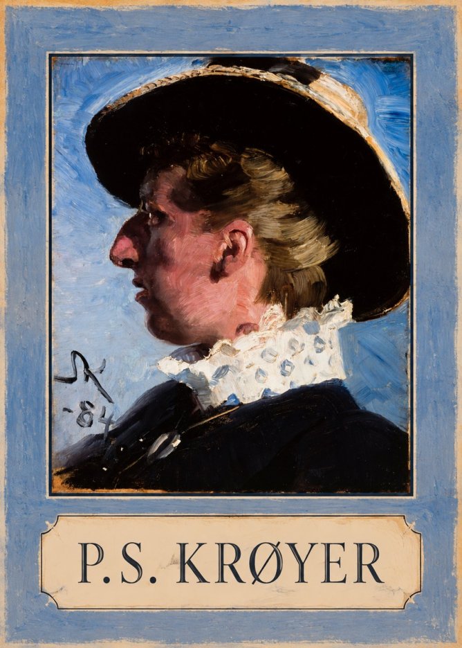 P.S. Krøyer Self-portrait II No1 - Poster