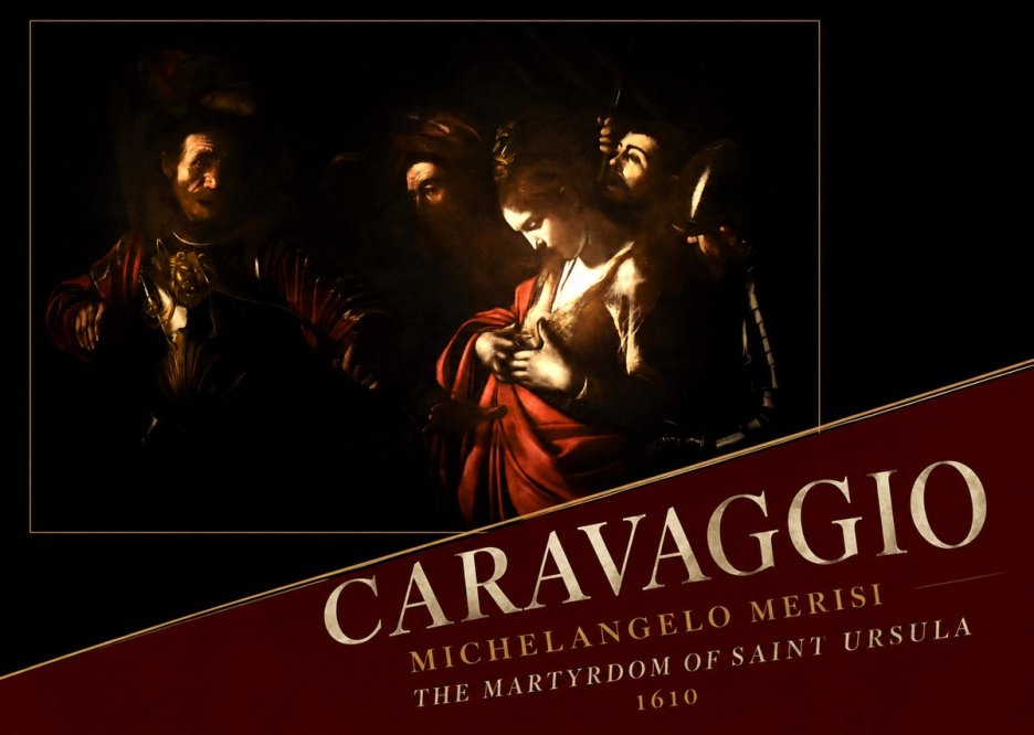 Michelangelo Merisi da Caravaggio The Martyrdom of Saint Ursula No4 - Poster