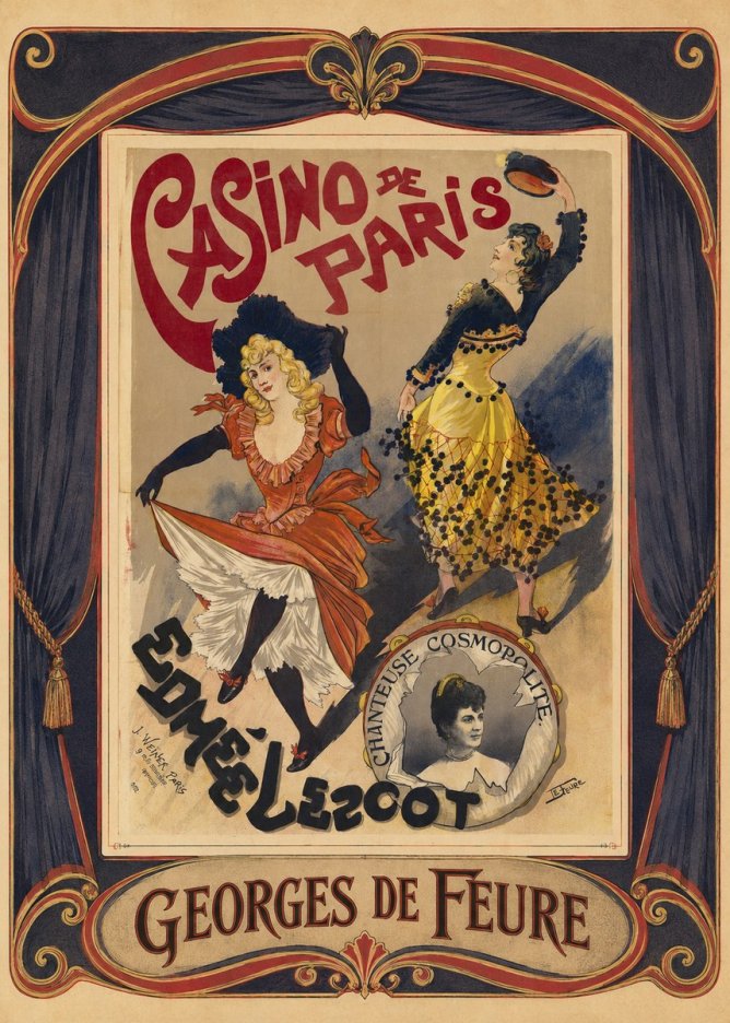 Georges de Feure Edmée L'escot No5 - Poster