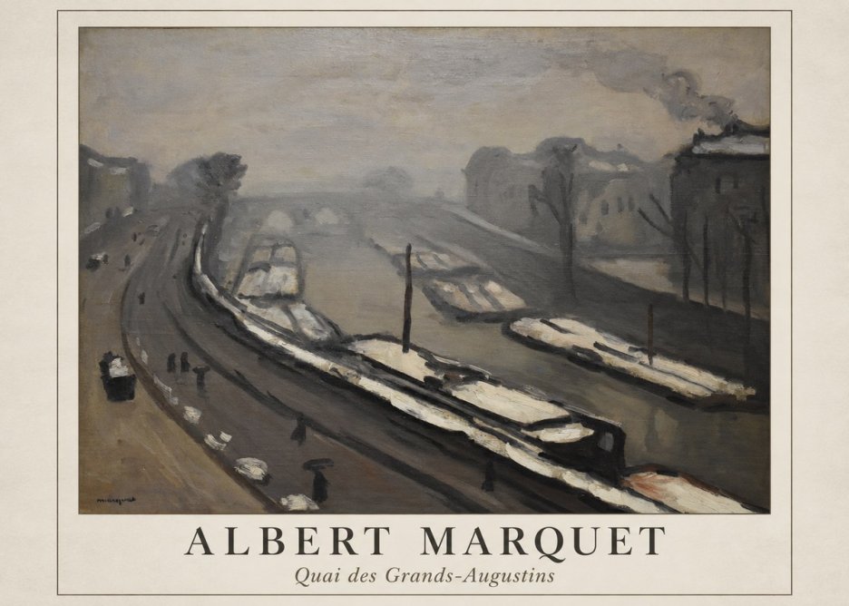 Albert Marquet Quai Des Grands-augustins No1 - Poster