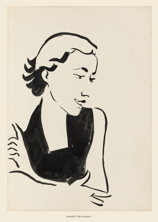 Robert Delaunay Figure Study No6 - Poster