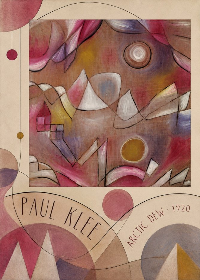 Paul Klee Arctic Dew No6 - Poster