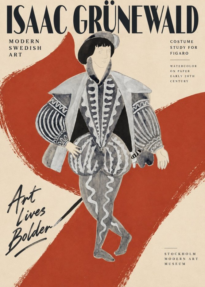 Isaac Grünewald Figaro II No2 - Poster