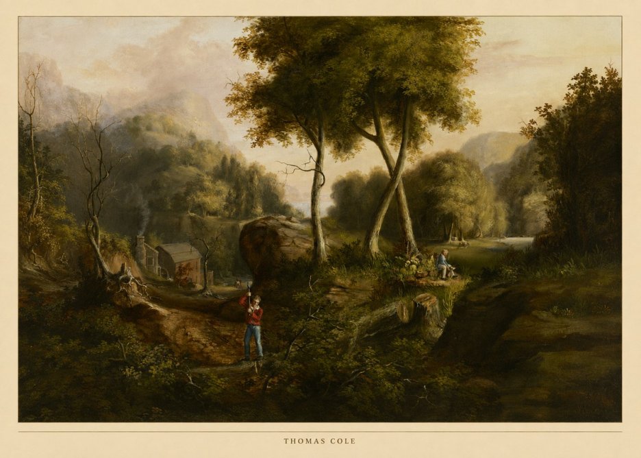 Thomas Cole The Hunter's Return I No5 - Poster