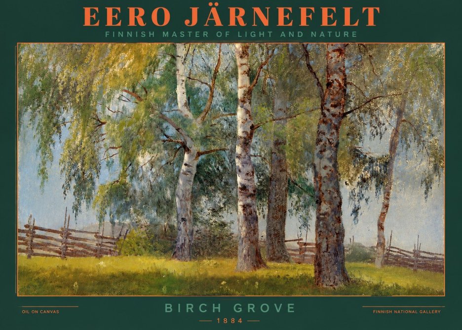 Eero Järnefelt Birch Grove No2 - Poster