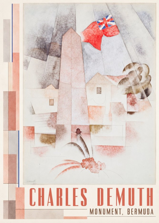 Charles Demuth Monument, Bermuda No4 - Poster