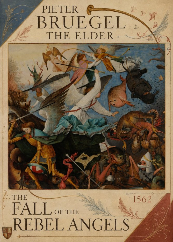 Pieter Bruegel The Fall of the Rebel Angels IV No5 - Poster