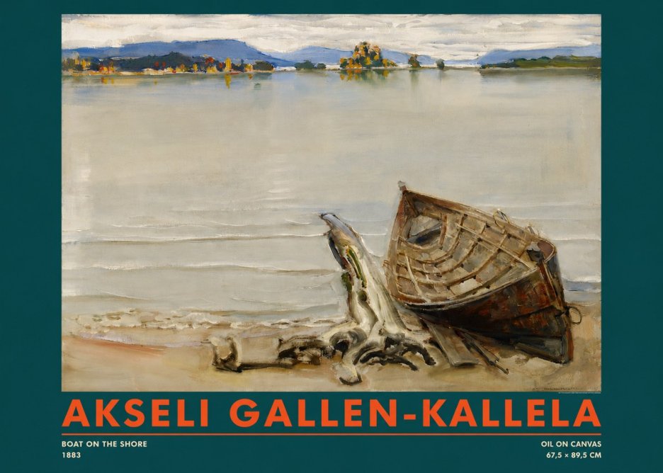 Akseli Gallen-Kallela Boat on the Shore No2 - Poster