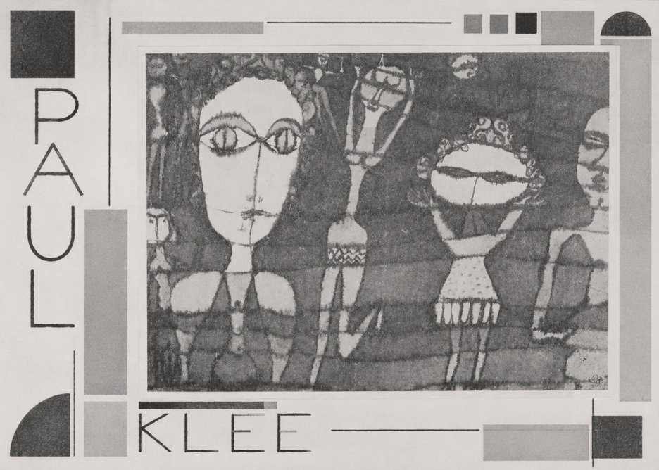 Paul Klee Specter of a Genius No2 - Poster