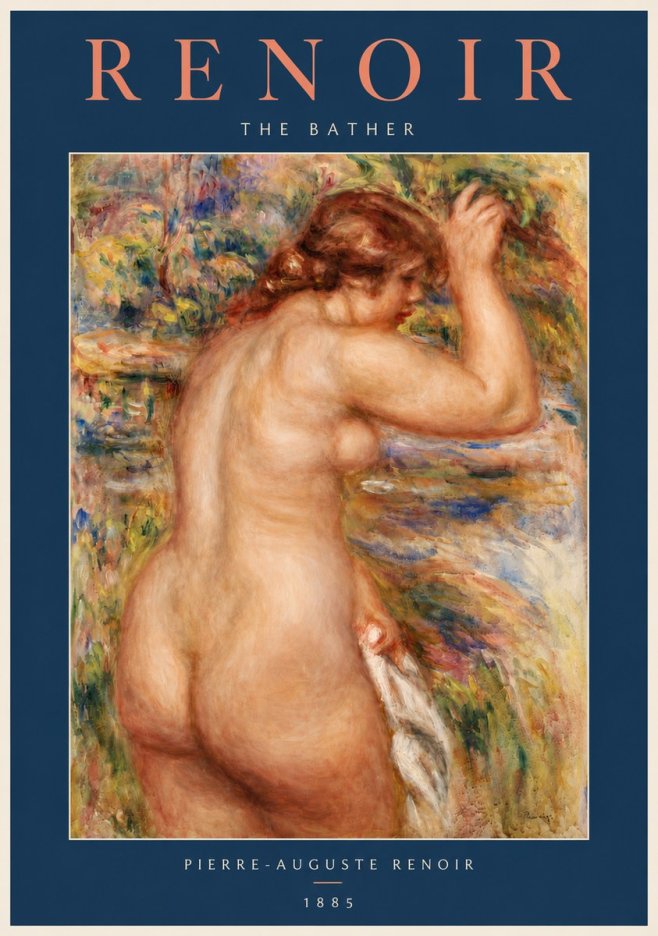 Renoir Bather No4 - Poster
