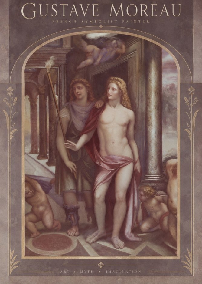 Gustave Moreau Youth No6 - Poster