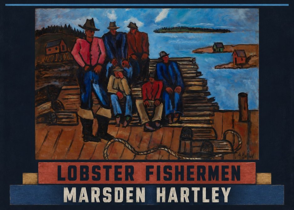 Marsden Hartley Lobster Fishermen II No6 - Poster