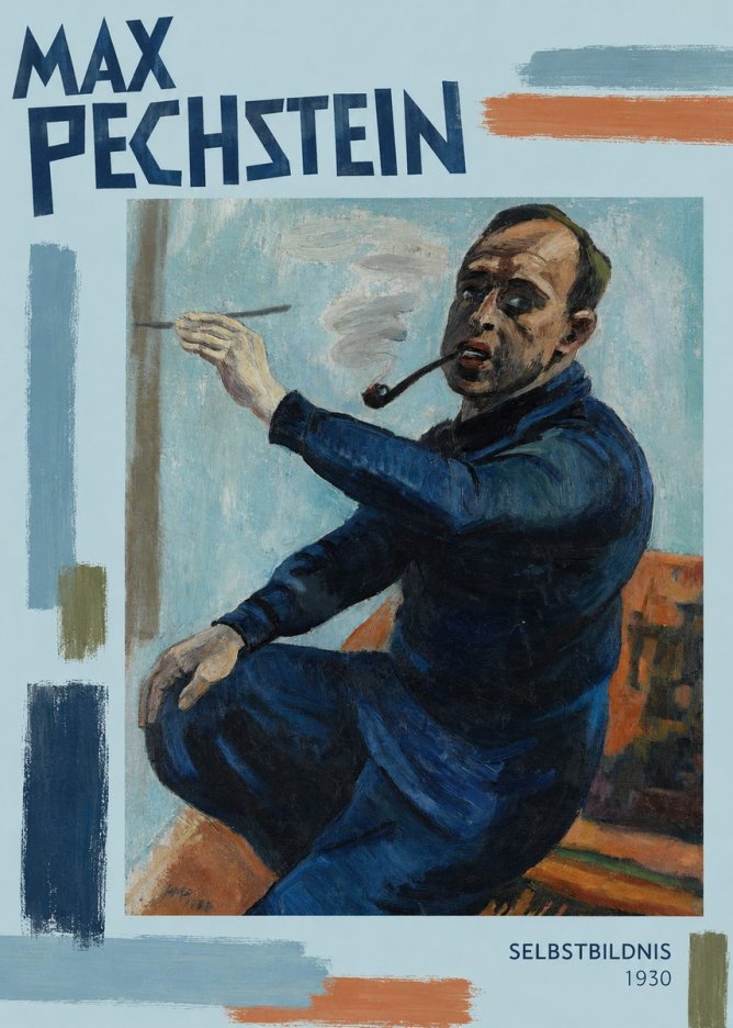 Max Pechstein Selbstbildnis No3 - Poster