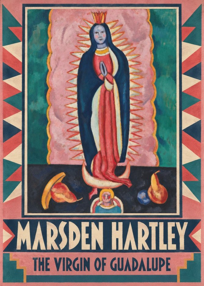 Marsden Hartley The Virgin of Guadalupe No6 - Poster