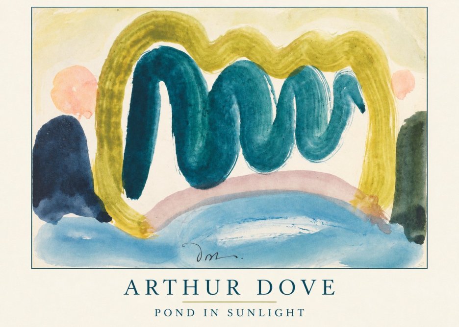 Arthur Dove Pond in Sunlight No4 - Poster