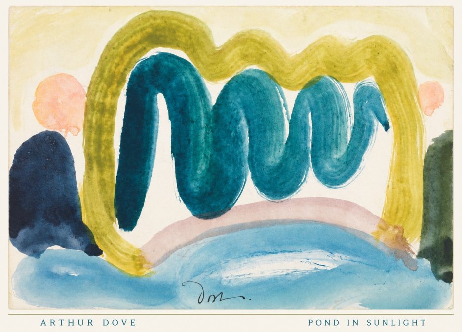 Arthur Dove Pond in Sunlight No6 - Poster