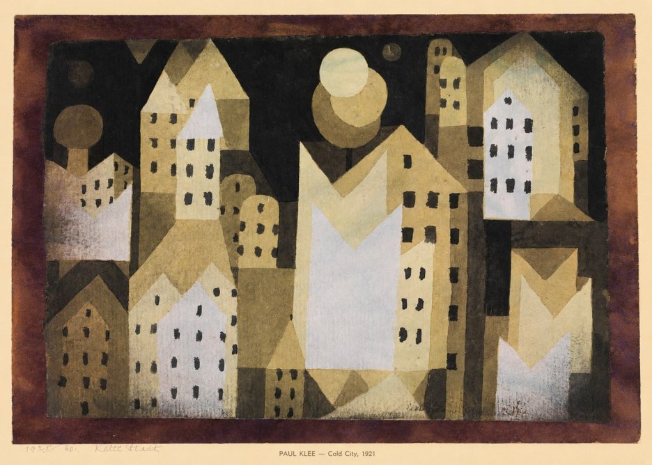Paul Klee Cold City No6 - Poster