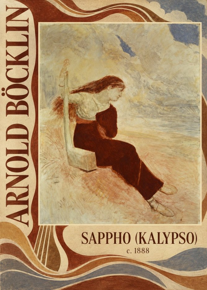 Arnold Böcklin Sappho (Kalypso) No5 - Poster