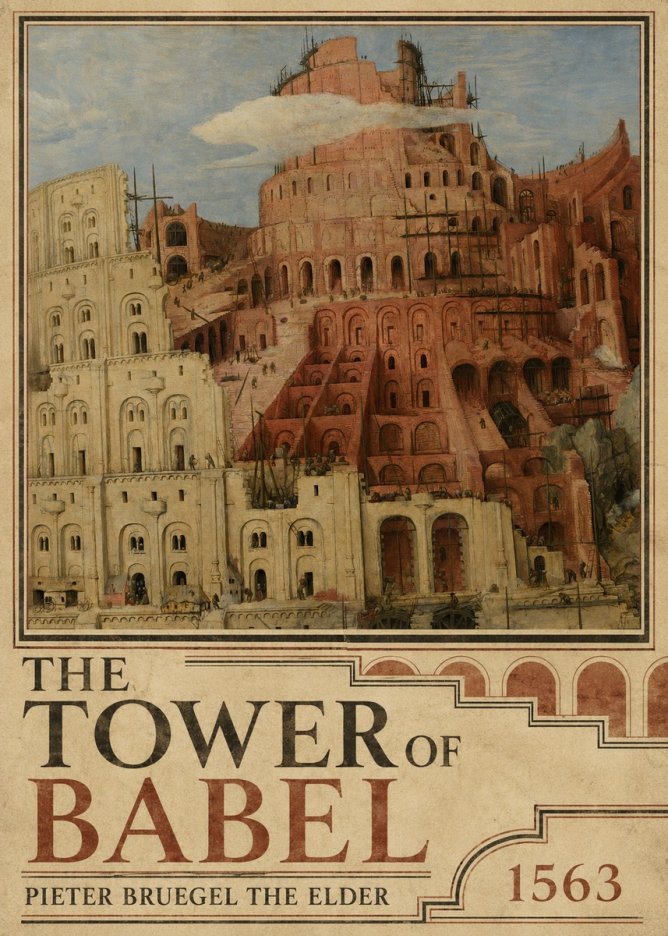 Pieter Bruegel The Tower of Babel XIII No2 - Poster