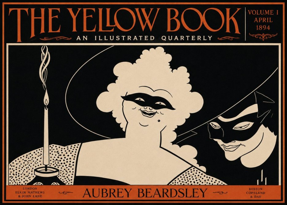 Aubrey Beardsley The Yellow Book I No4 - Poster