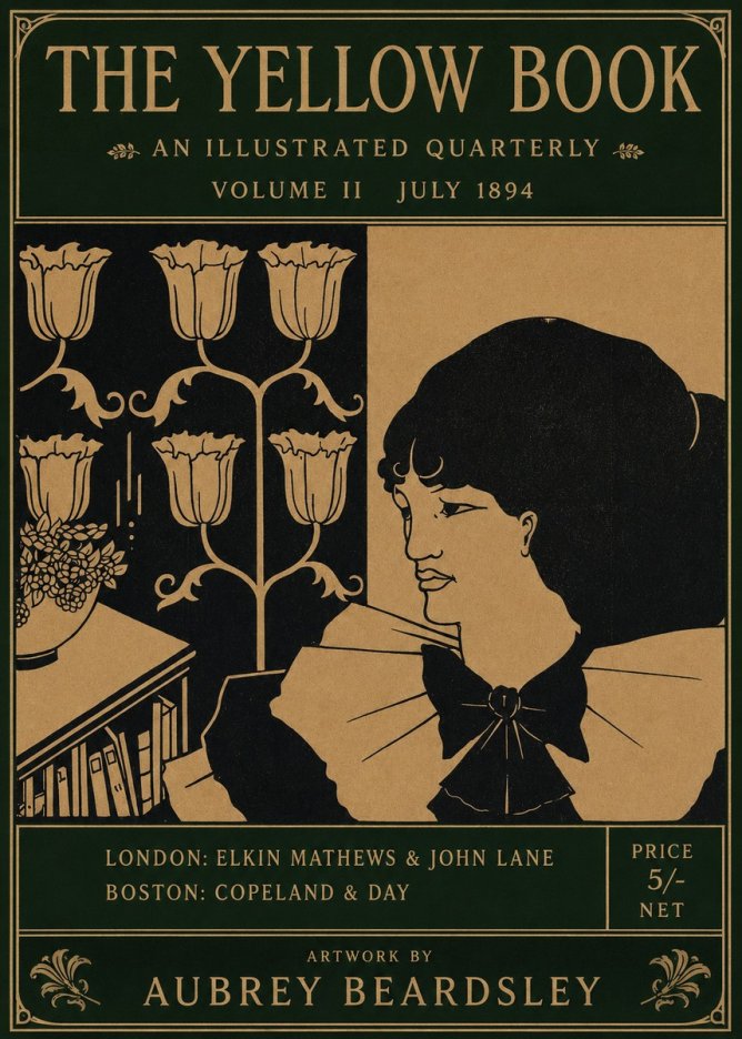 Aubrey Beardsley The Yellow Book - Volume Ii July 1894 No1 - Poster