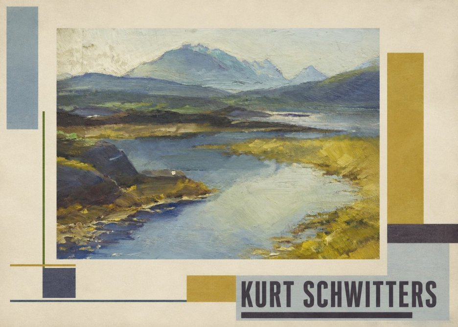 Kurt Schwitters Landschaft No3 - Poster