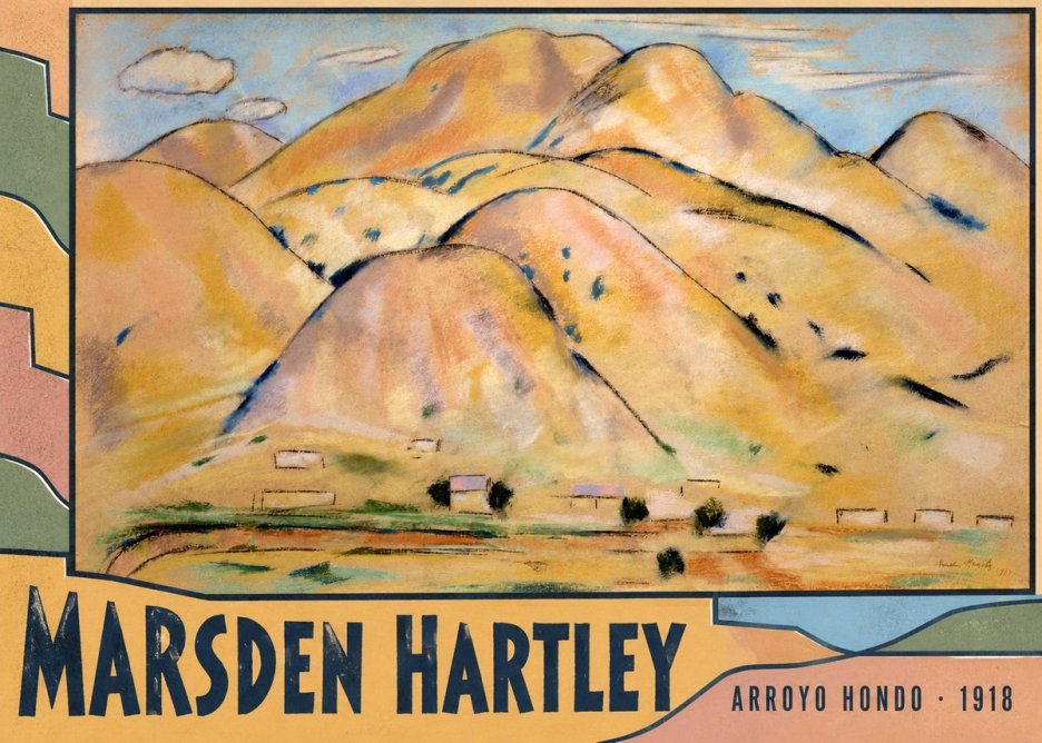 Marsden Hartley Arroyo Hondo No4 - Poster