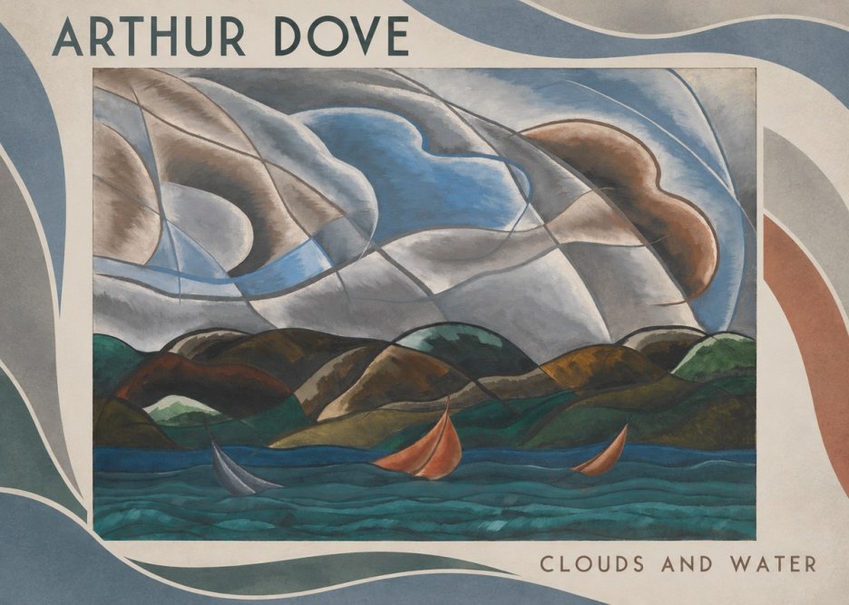 Arthur Dove Clouds and Water No2 - Poster