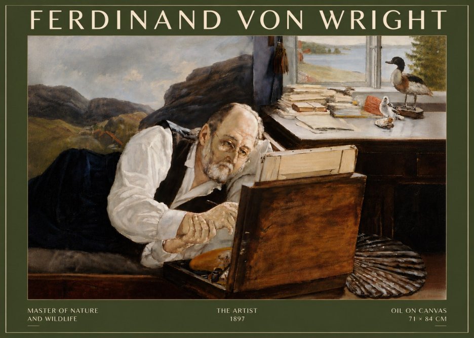 Ferdinand von Wright The Artist No6 - Poster